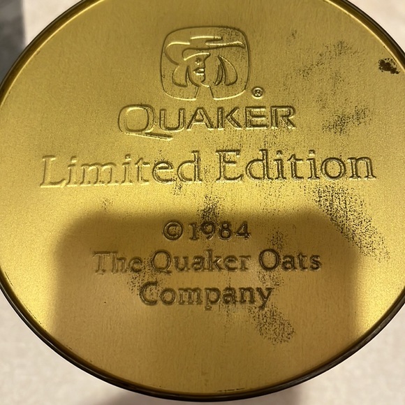 Vintage Quaker Oats Can - Picture 5 of 7